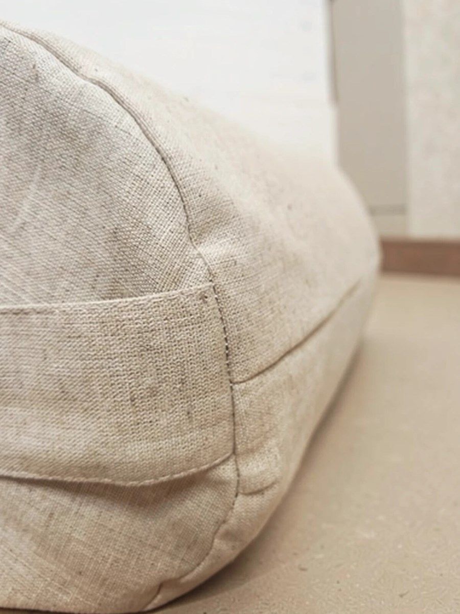 снимок Болстер валик 60*22, 50*22, лен от магазина BIO-TEXTILES ОПТ